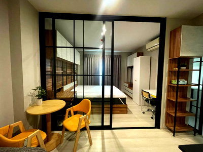 Condos for rent : Space U ✨ Fully furnished and ready to move in! Life Asoke 1 Bedroom | 30 sq.m., 19th floor | Fully Furnished | 19,000 THB/month SP0049