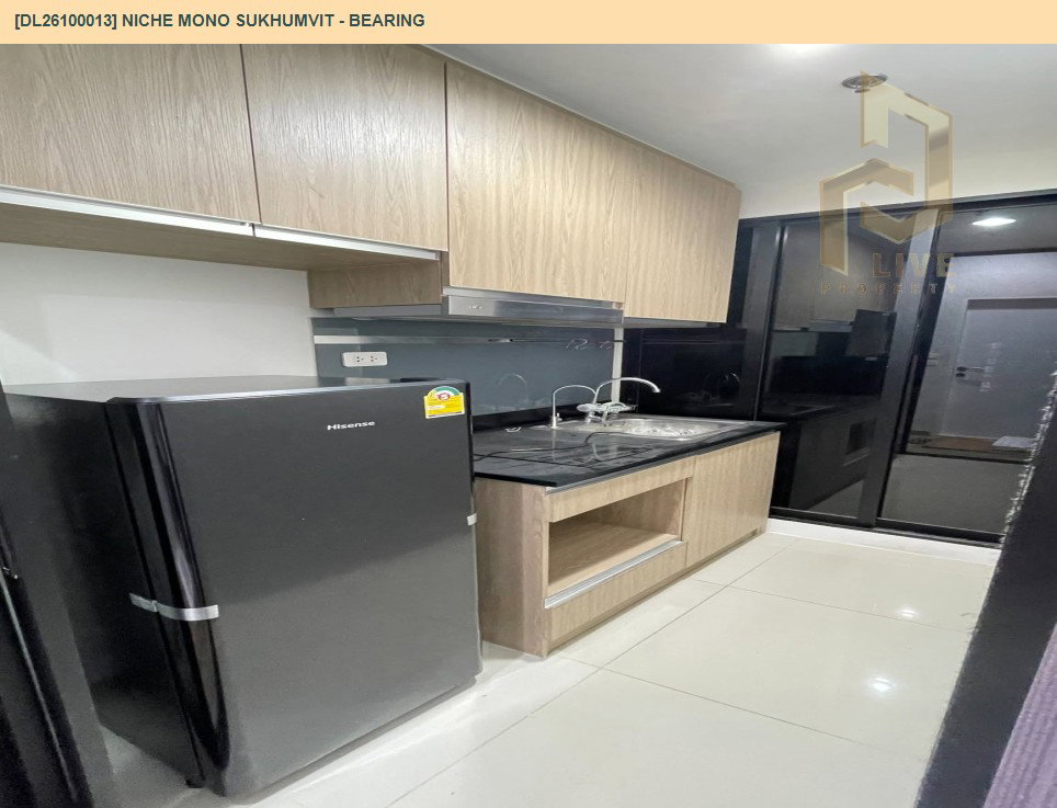 รูป DL26100013 ให้เช่าคอนโด นิช โมโน สุขุมวิท - แบริ่ง (Niche Mono Sukhumvit - Bearing) ใกล้ BTS แบริ่ง พร้อมเข้าอยู่ โทรด่วน 0653619502 LineID @952jdxxk - รูปที่ 3/9