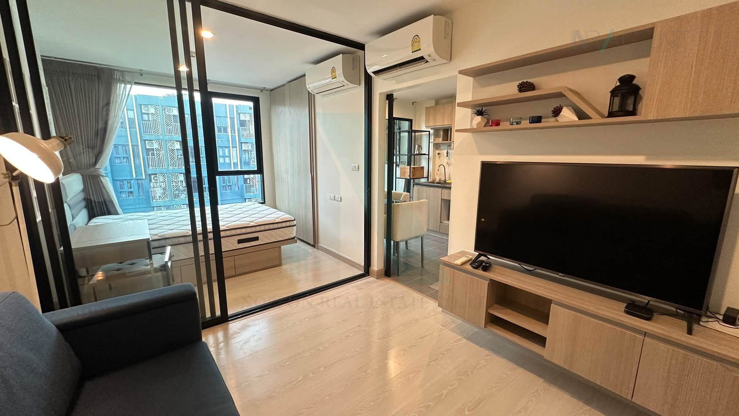 รูป ให้เช่าคอนโด นิช โมโน สุขุมวิท 50 อาคาร 2 ชั้น 7 1 ห้องนอน ขนาด 28 ตรม ใกล้ ตลาดอ่อนนุช - รูปที่ 2/8