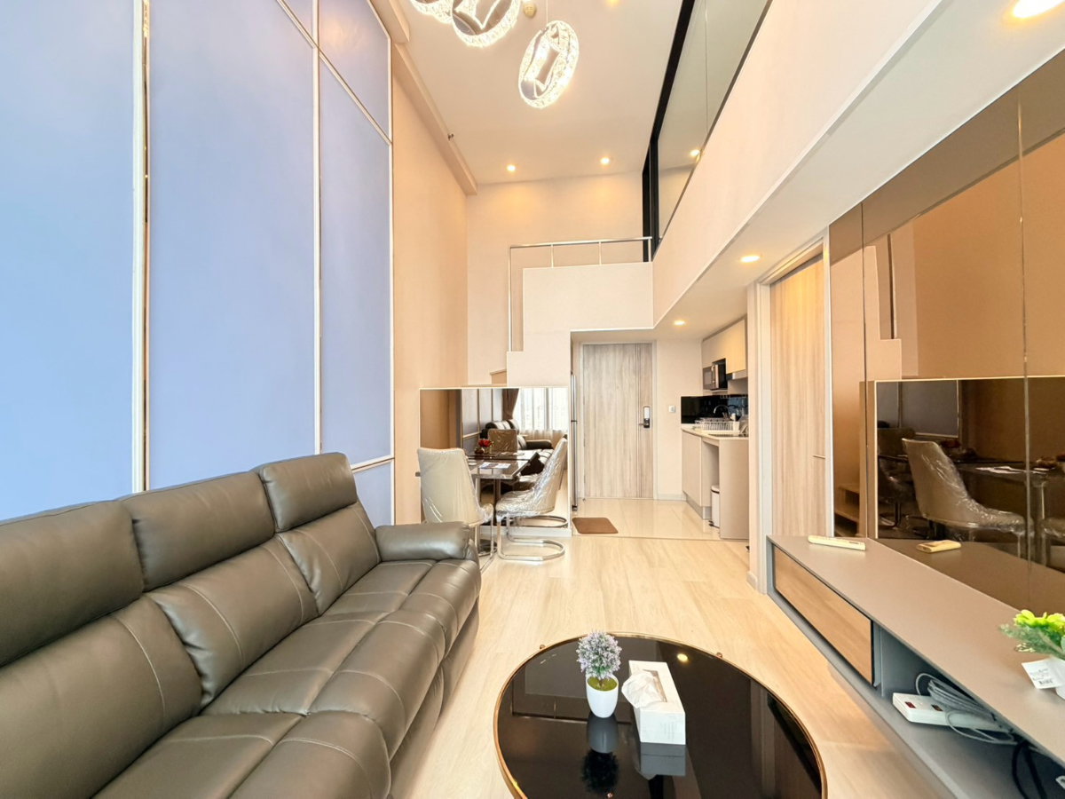 รูป ปล่อยเช่า✨คอนโดใกล้ BTS ช่องนนทรี : KnightsBridge Prime Sathorn : 1 ห้องนอน Duplex เฟอร์นิเจอร์ครบ , ใกล้ AIA Sathorn Tower และ Central พระราม 3 - รูปที่ 10/18