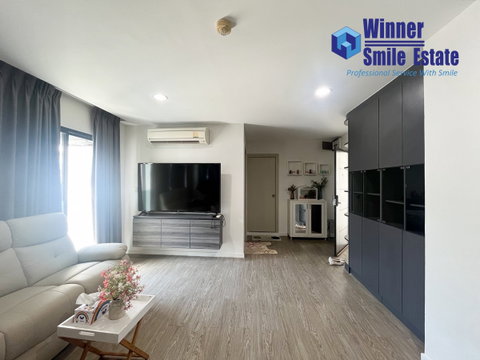 Condo for rent, Villa Lasalle Sukhumvit 105, 2 bedrooms, 2 bathrooms. Condo near BTS Bearing station.