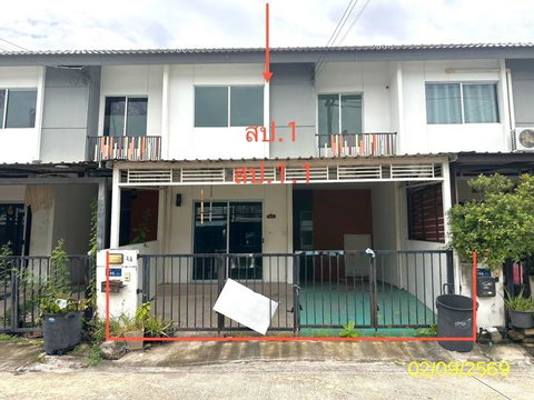 ทาวน์เฮ้าส์ 17.4 ตร.วา พฤกษา107 ติวานนท์-รังสิต เมืองปทุมธานี ปทุมธานี 1.7M