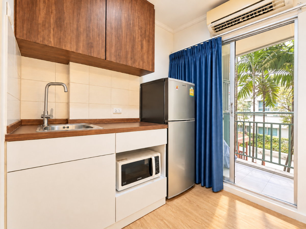 รูป 🏡 คอนโดพร้อมอยู่ วิวสวน เฟอร์นิเจอร์ครบ เครื่องใช้ไฟฟ้าจัดเต็ม!  - 0944788263 - รูปที่ 9/11