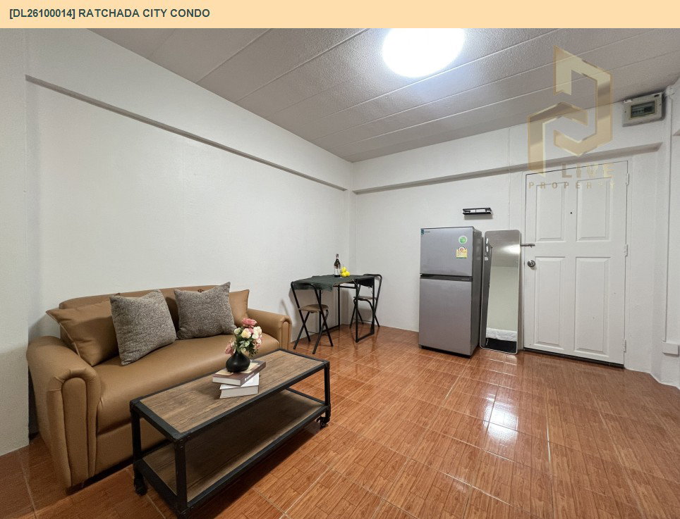 รูป DL26100014 ให้เช่าคอนโด รัชดา ซิตี้ คอนโด (Ratchada City Condo) ใกล้ MRTห้วยขวาง พร้อมเข้าอยู่ โทรด่วน 0614453194 LineID @952jdxxk - รูปที่ 3/9