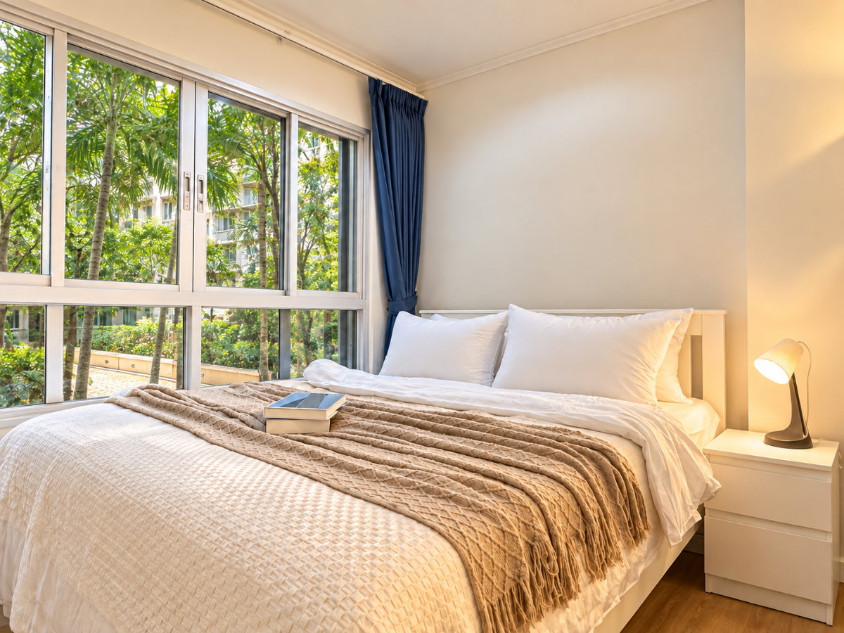รูป 🏡 คอนโดพร้อมอยู่ วิวสวน เฟอร์นิเจอร์ครบ เครื่องใช้ไฟฟ้าจัดเต็ม!  - 0944788263 - รูปที่ 4/11