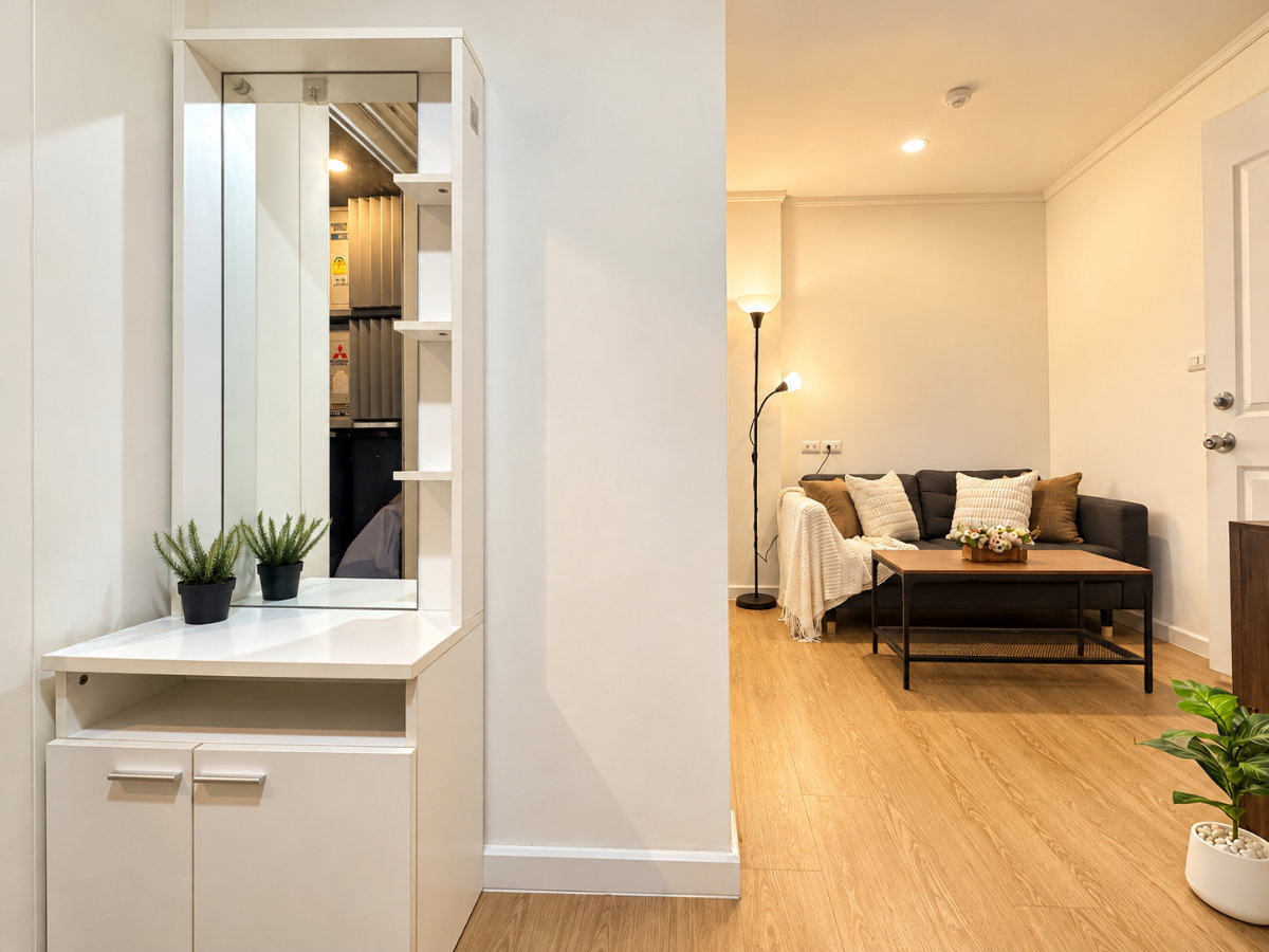 รูป 🏡 คอนโดพร้อมอยู่ วิวสวน เฟอร์นิเจอร์ครบ เครื่องใช้ไฟฟ้าจัดเต็ม!  - 0944788263 - รูปที่ 8/11