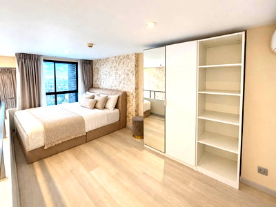 คอนโดให้เช่า : ปล่อยเช่า คอนโดใกล้ BTS ช่องนนทรี ✨KnightsBridge Prime Sathorn : Duplex 1 ห้องนอน แต่งสวยครบพร้อมอยู่ , ใกล้ Empire Tower