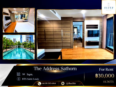 เช่าคอนโด BTS เซนต์หลุยส์ : ✨ Luxury Sanctuary in Sathorn CBD | Extensive Green Gardens - Perfectly balancing quiet comfort with Central Convenience ✨