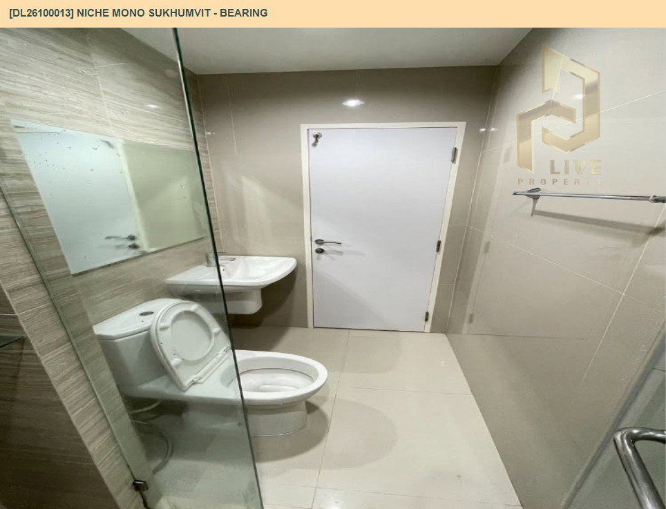 รูป DL26100013 ให้เช่าคอนโด นิช โมโน สุขุมวิท - แบริ่ง (Niche Mono Sukhumvit - Bearing) ใกล้ BTS แบริ่ง พร้อมเข้าอยู่ โทรด่วน 0653619502 LineID @952jdxxk - รูปที่ 5/9