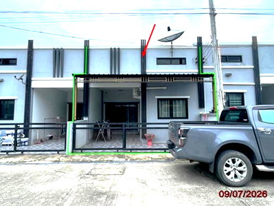 ทาวน์โฮม ปลวกแดง : ทาวน์เฮ้าส์ 22.6 ตร.วา สบายวิลล์ ปลวกแดง ระยอง 1.6M