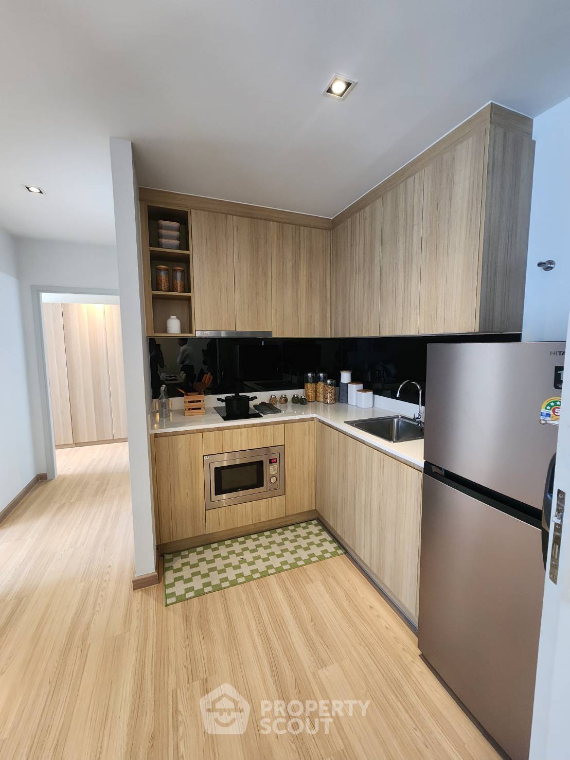 2-bed condo for rent, 55 sqm, U CHAROEN RESIDENCE TOWN IN TOWN