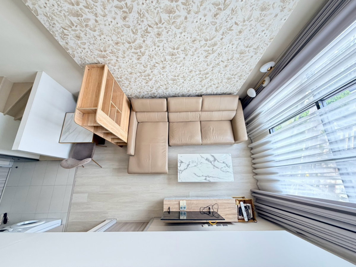 รูป ปล่อยเช่า คอนโดใกล้ BTS ช่องนนทรี ✨KnightsBridge Prime Sathorn : Duplex 1 ห้องนอน แต่งสวยครบพร้อมอยู่ , ใกล้ Empire Tower - รูปที่ 7/22