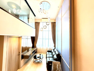 คอนโดให้เช่า : ปล่อยเช่า✨คอนโดใกล้ BTS ช่องนนทรี : KnightsBridge Prime Sathorn : 1 ห้องนอน Duplex เฟอร์นิเจอร์ครบ , ใกล้ AIA Sathorn Tower และ Central พระราม 3