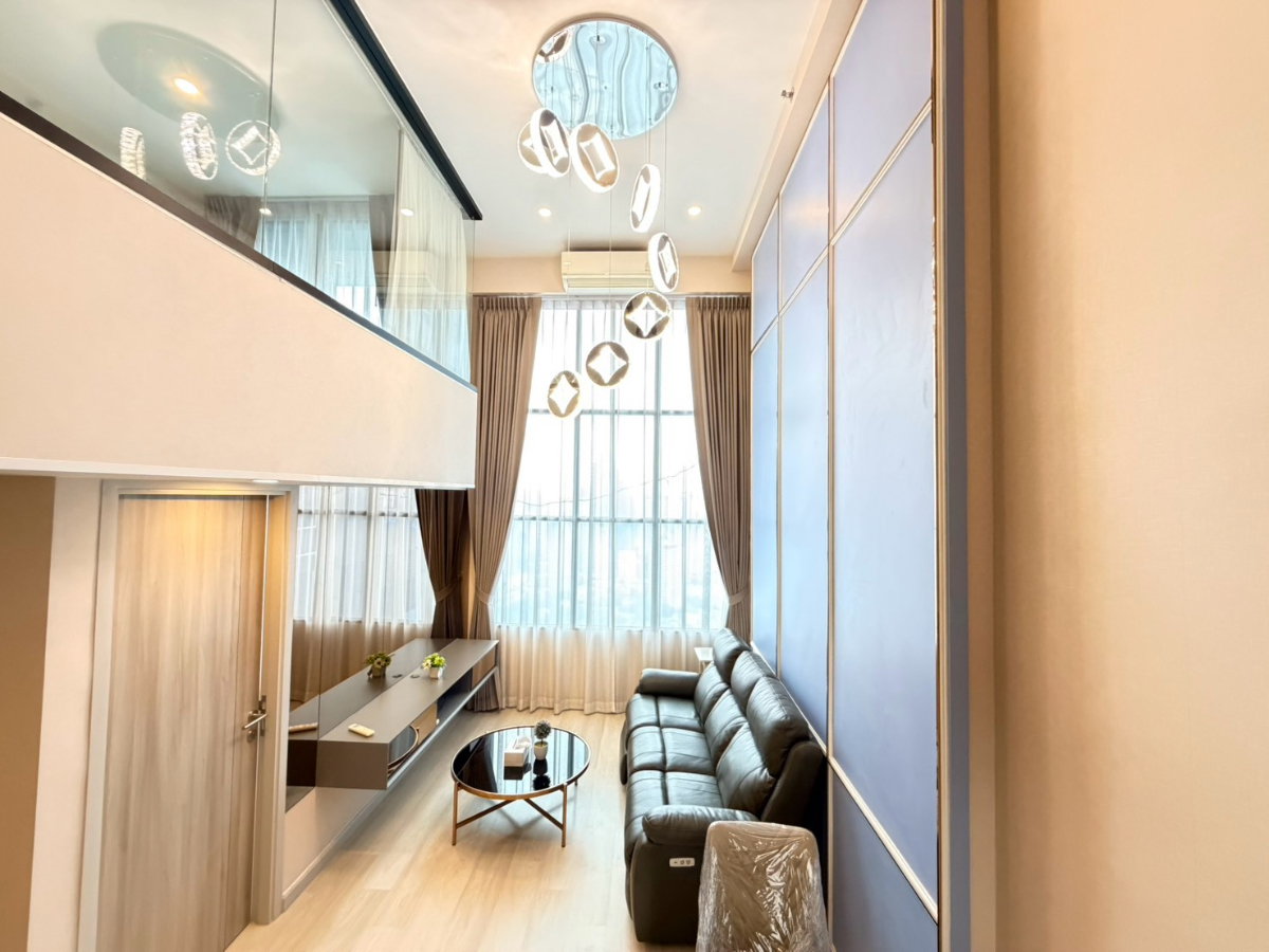 รูป ปล่อยเช่า✨คอนโดใกล้ BTS ช่องนนทรี : KnightsBridge Prime Sathorn : 1 ห้องนอน Duplex เฟอร์นิเจอร์ครบ , ใกล้ AIA Sathorn Tower และ Central พระราม 3 - รูปที่ 1/18