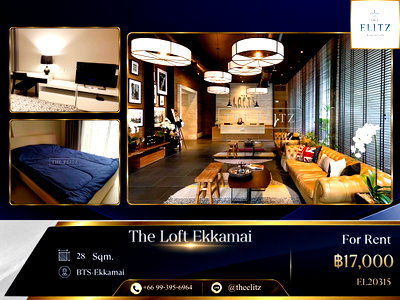 Condos for rent : ✨ Iconic Loft Living near BTS Ekkamai | Spacious Vertical Design & Unbeatable Proximity to Trendy Cafes ✨