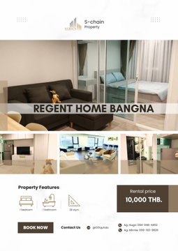 🏙️✨ อยู่บางนา ใกล้รถไฟฟ้า + ไบเทค ใช้ชีวิตสะดวกทุกวัน 💙 Regent Home Bangna ✨ NO-096