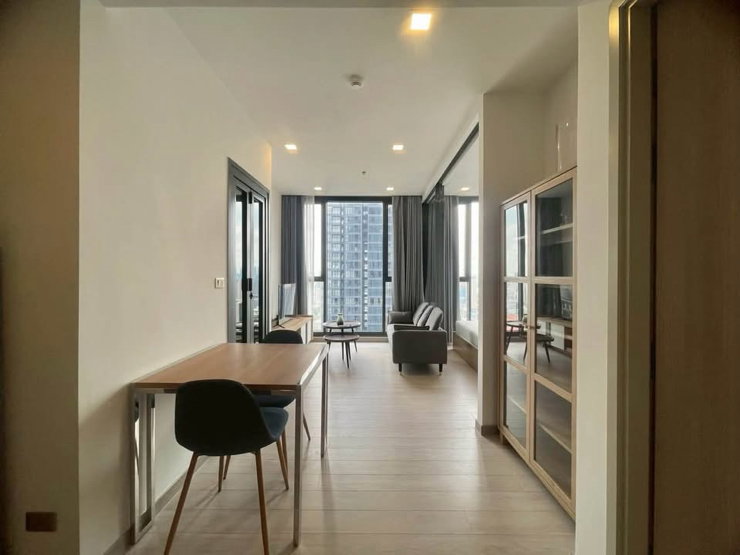 เช่า🔥🌿 One9Five | ห้องว่างจริง พร้อมนัดชม | 1 Bedroom 34.56 ตร.ม. ชั้น 43 ใกล้ MRT พระราม 9 | 26,000 บาท/เดือน | Line : @goodyield