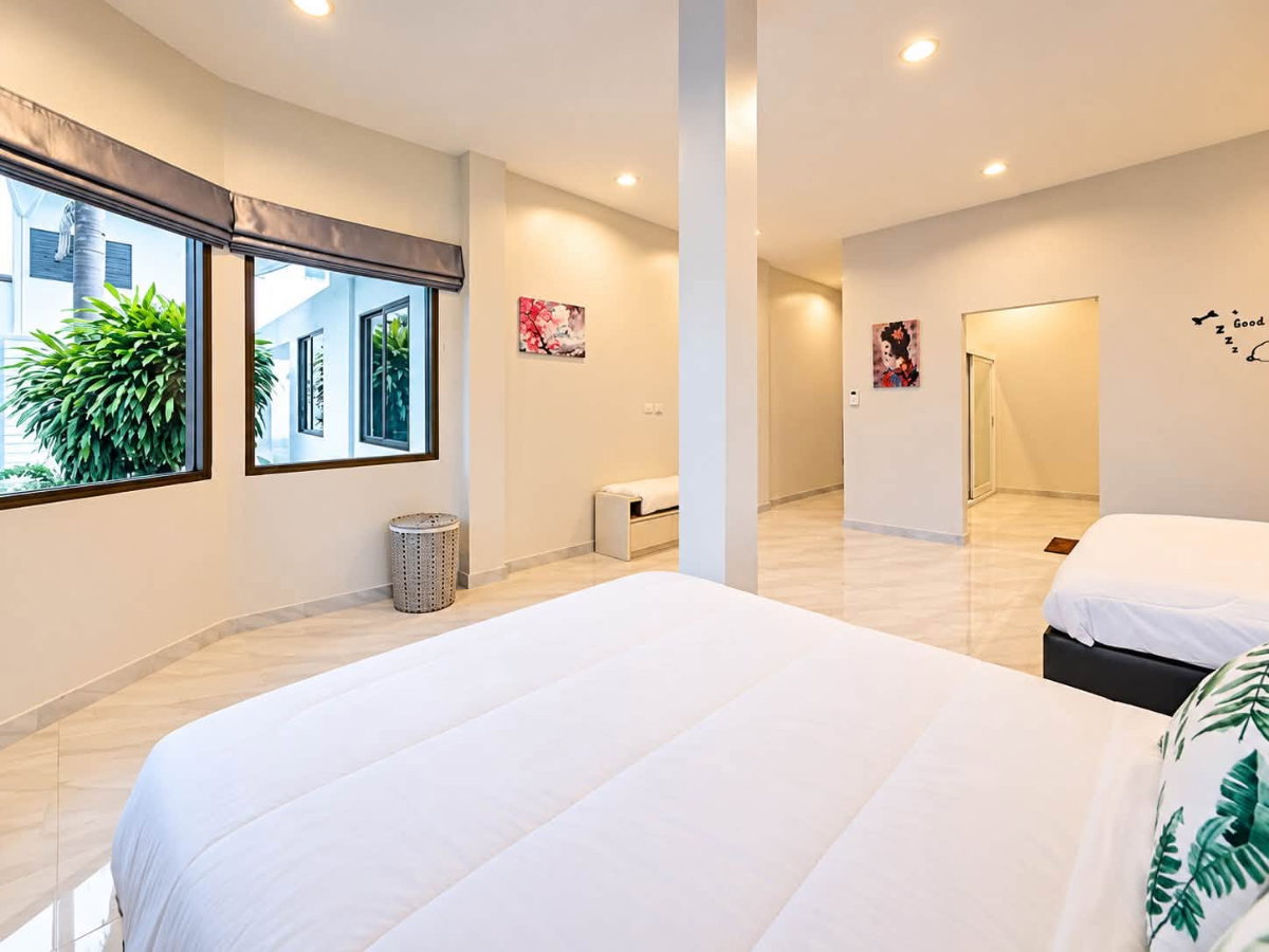 รูป NEW❗️ ให้เช่าบ้าน ใกล้หาดจอมเทียน พูลวิลล่าห้วยใหญ่ 4 Bed - รูปที่ 12/13