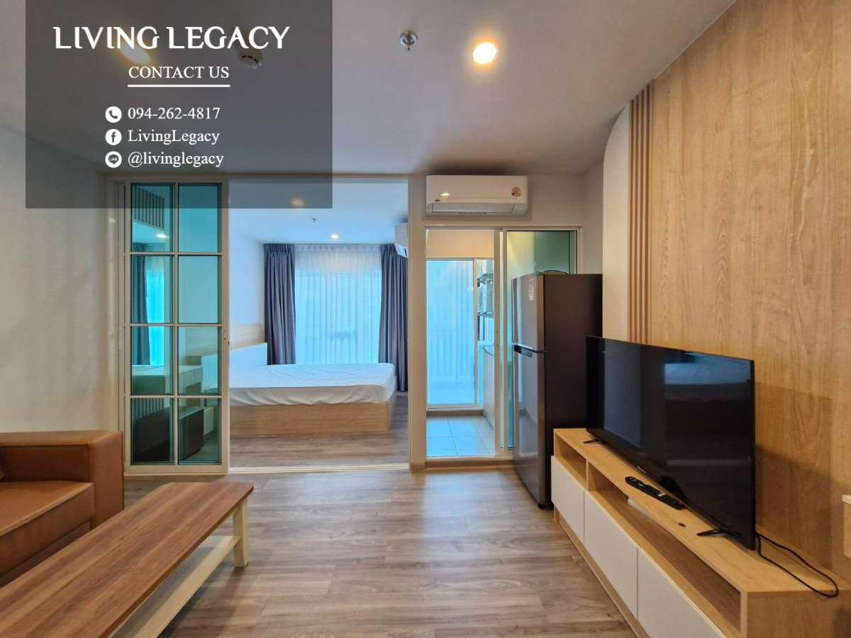 รูป TMOKT1 เช่าด่วน คอนโด Regent Home Bangna 28 ตร.ม. | ชั้น 29 ตึก A | 1 นอน 1 น้ำ พร้อมเฟอร์ฯ 10,500 บาท/เดือน LINE: @livinglegacy - รูปที่ 4/6