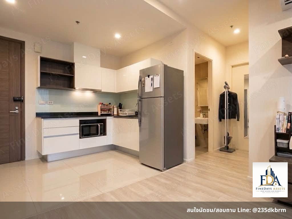 รูป FD-084705🏢 ให้เช่าคอนโด Quinn Ratchada 17 💎 ห้องมุมขนาดใหญ่ 2 ห้องนอน วิวถนนรัชดา ไม่มีตึกสูงบัง! 💰 ค่าเช่า 32,000 บาท/เดือน - รูปที่ 6/7