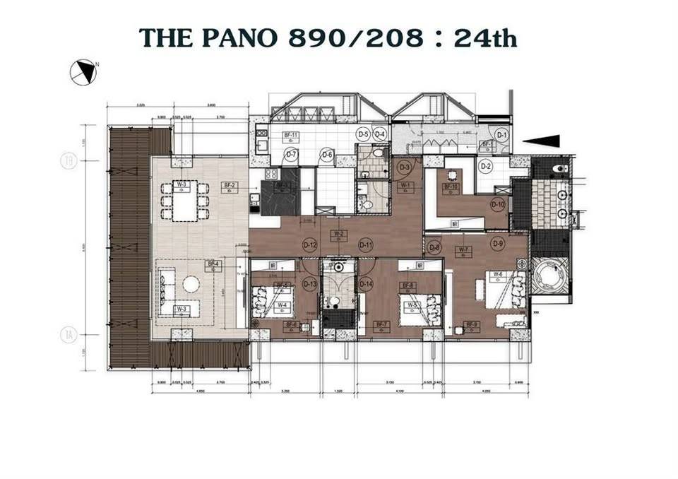 picture 3-BR Condo at The Lago close to Nai Harn (ID 3381546) - 14/34