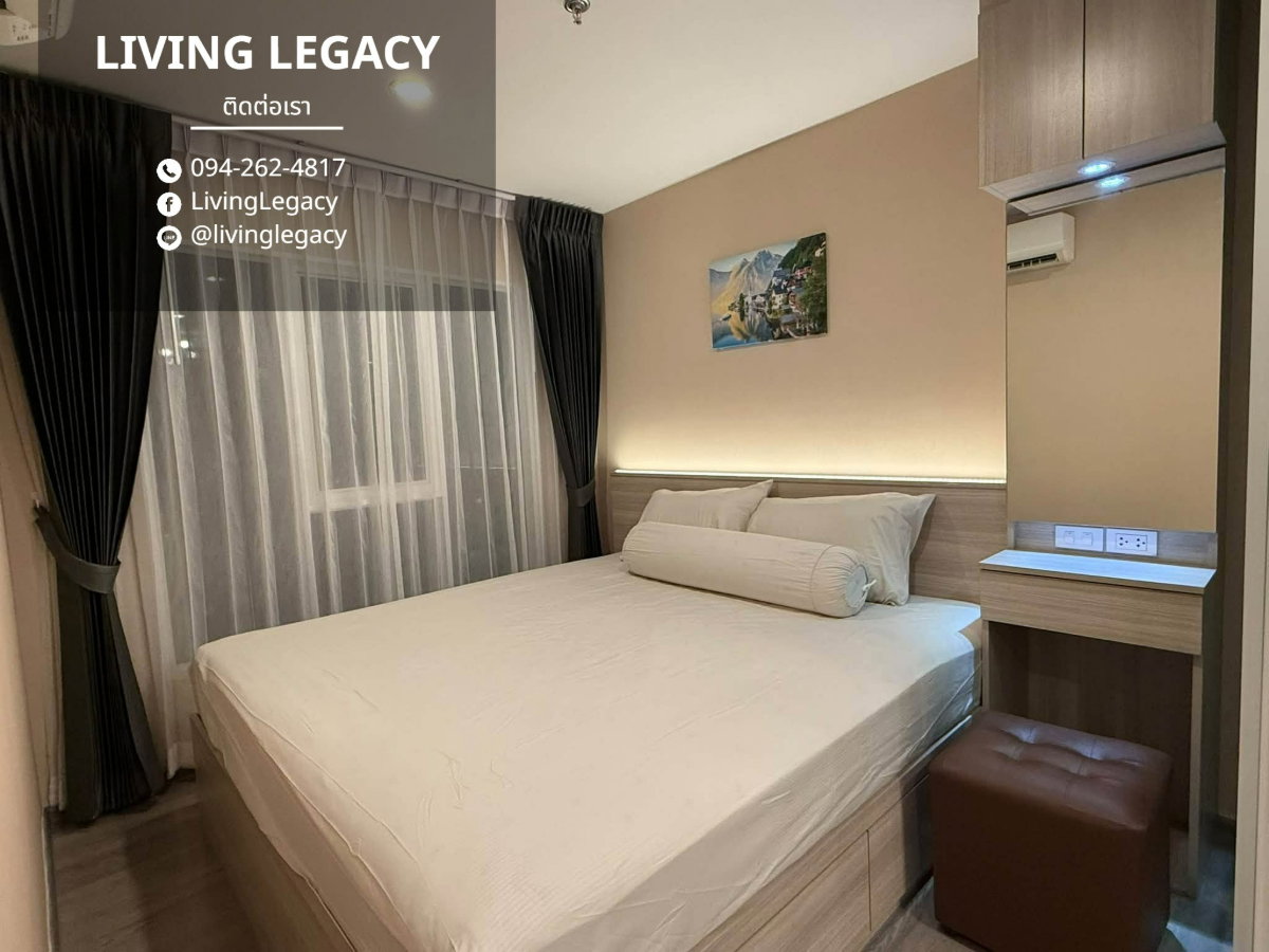 รูป TMDQQ1 เช่าด่วน คอนโด Regent Home Bangna 28 ตร.ม. | ชั้น 27 | 1 ห้องนอน | 1 ห้องน้ำ 11,000 บาท/เดือน line id : @livinglegacy - รูปที่ 2/10