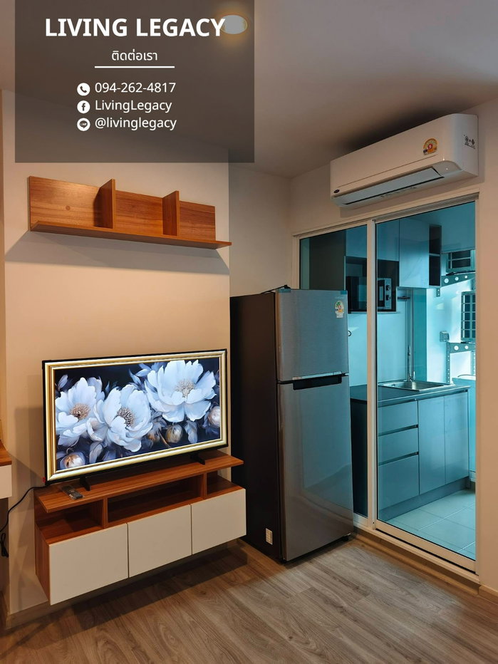 รูป TMOKIY เช่าด่วน คอนโด Regent Home Bangna 28 ตร.ม. ชั้น 18 | 1 นอน 1 น้ำ พร้อมเฟอร์ฯ ครบ 10,500 บาท/เดือน LINE: @livinglegacy - รูปที่ 3/10