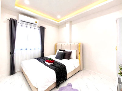 Houses for rent Bang Lamung Chonburi : NEW❗️ House for Rent in Near the railway road | Townhome  Nong Yai, Pattaya | 3-Bedroom House