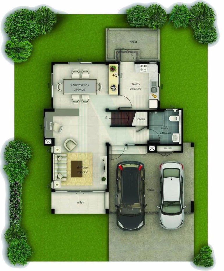 picture 📌 For Sell House TRENDY TARA ROMKLAO 2-story 3 bedroom 3 bathroom - 2/8