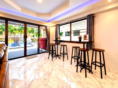Houses for rent Bang Lamung Chonburi : NEW❗️ House for Rent near Jomtien Beach | Huai Yai Pool Villa | 4-Bedroom
