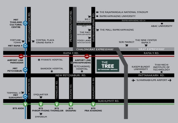 รูป ให้เช่า เดอะทรี พัฒนาการ-เอกมัย THE TREE Pattanakarn-Ekkamai คอนโดพร้อมอยู่ ✨ ใกล้ ARL รามคำแหง 300 เมตร - รูปที่ 22/25