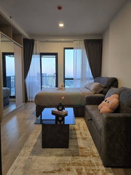 ให้เช่าคอนโด เดอะทรี พัฒนาการ - เอกมัย อาคาร 1 ชั้น 25 สตูดิโอ ขนาด 26 ตรม ใกล้ ทางด่วนรามอินทรา-อาจณรงค์