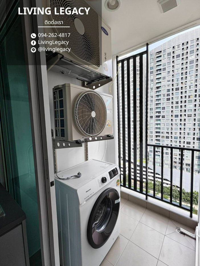 รูป TMOKIY เช่าด่วน คอนโด Regent Home Bangna 28 ตร.ม. ชั้น 18 | 1 นอน 1 น้ำ พร้อมเฟอร์ฯ ครบ 10,500 บาท/เดือน LINE: @livinglegacy - รูปที่ 9/10