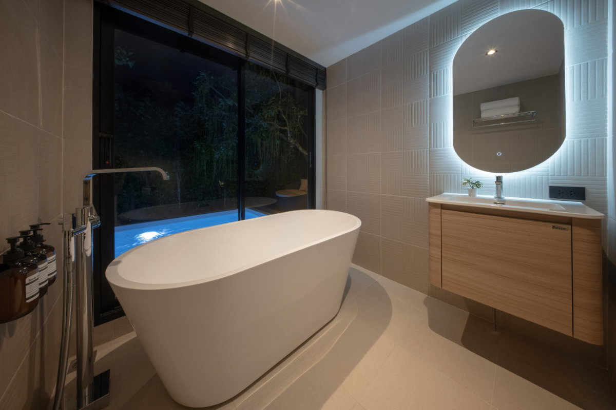รูป ให้เช่า Poolvilla ซอย สุขุมวิท 50 เช่าในนามบริษัทได้ บ้านขนาด 85 ตรว - รูปที่ 22/24