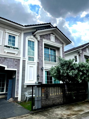 Houses for rent Bangkok : 🏡For rent : Golden Neo Bangna-Suan Luang 4 bedrooms fully furnished | Near Suvarnabhumi & Mega Bangna