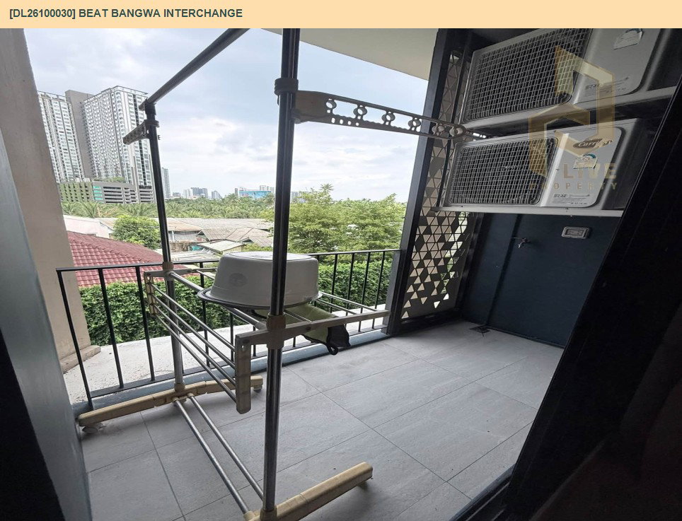 รูป DL26100030 ให้เช่าคอนโด บีท บางหว้า อินเตอร์เชนจ์ (Beat Bangwa Interchange) ใกล้ BTS บางหว้า พร้อมเข้าอยู่ โทรด่วน 0653619502 LineID @952jdxxk - รูปที่ 8/9