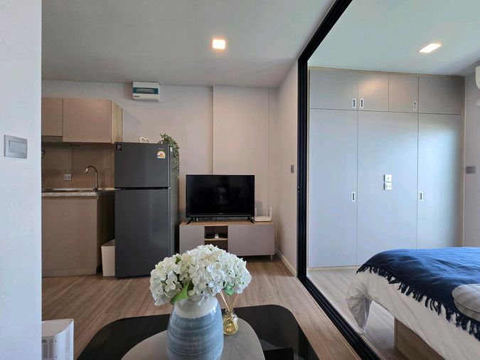 1-bed condo for rent, 24.4 sqm, Atmoz Ratchada - Huaikwang