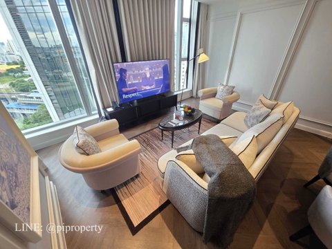 Luxurious French-style, fully-serviced apartment in Thonglor, offering luxurious living at affordable monthly rates.
