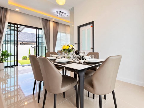 NEW❗️ House for Rent behind Huai Yai Temple | Single-Storey Pool Villa | 3-Bedroom House