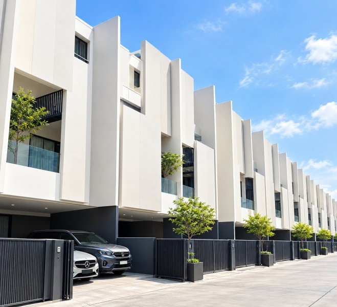 รูป จดทะเบียนบริษัทได้ ทาวน์โฮม 3ชั้น 3นอน กรุงเทพกรีฑา รร.วัดลาดบัวขาว 600 ม. เนอวานา พอร์ช 1.5 กม. 18 ตร.ว. 202 ตร.ม. เฟอร์ฯครบ แอร์ทุกห้อง - รูปที่ 1/8