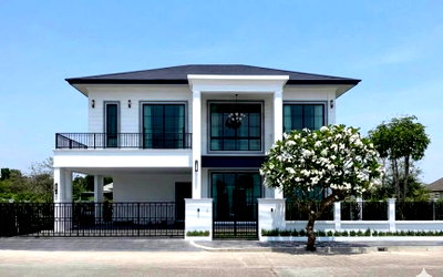 บ้านเดี่ยว หางดง เชียงใหม่ : 🔥 ลด 1 ล้าน! Luxury Pool Villa @ Kad Farang หางดง | 5 นอน 6 น้ำ สระเกลือ Fully Furnished พร้อมอยู่ | 17.5 ล้าน ✨