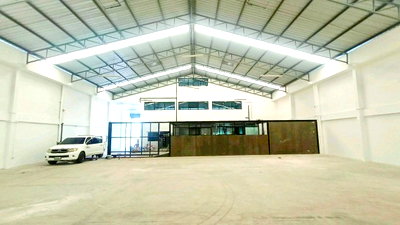 Factory for rent Anya Thani Industrial Estate (Gemopolis) : 			Suvarnabhumi King Kaew-Kanchanapisek factory with a 3-story office building for rent in the King Kae          