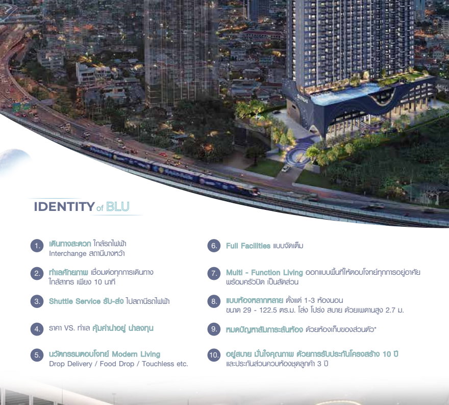 รูป ขายใบจอง Supalai Blu สาธร-ราชพฤกษ์ - รูปที่ 5/9
