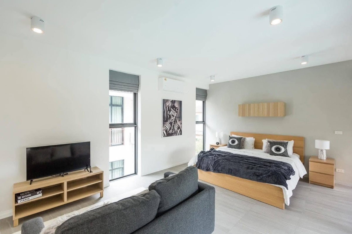 รูป 🏡💦 Rare Rental! บ้านเช่าพูลวิลล่า พราวขวัญเวียง หางดง | บ้านสำหรับครอบครัว ใกล้โรงเรียนนานาชาติ - รูปที่ 7/13