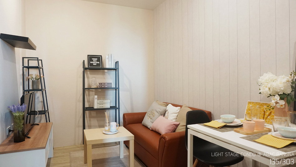 picture Call : 061-554-2463 / Light Stage Condominium 30 sq.m 1 Bed 3rd floor, Facing East, Fully furnished - 3/11