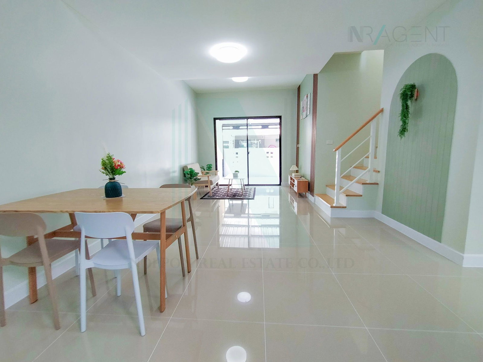 3-bed townhouse for sale, 101 sqm, 18.2 sq wah, The Connect Onnut - Wongwaen