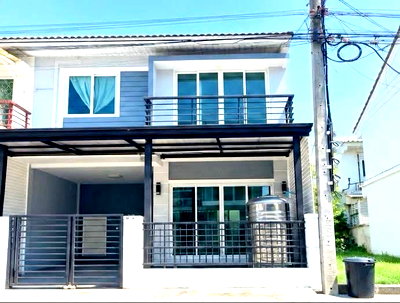 เช่าทาวน์โฮม โลตัส นอร์ธ ราชพฤกษ์ : ให้เช่า เดอะวิลล่า รัตนาธิเบศร์ ท่าอิฐ TheVilla Rattanathibet แบบ 3 ห้องนอน 2 ห้องน้ำ