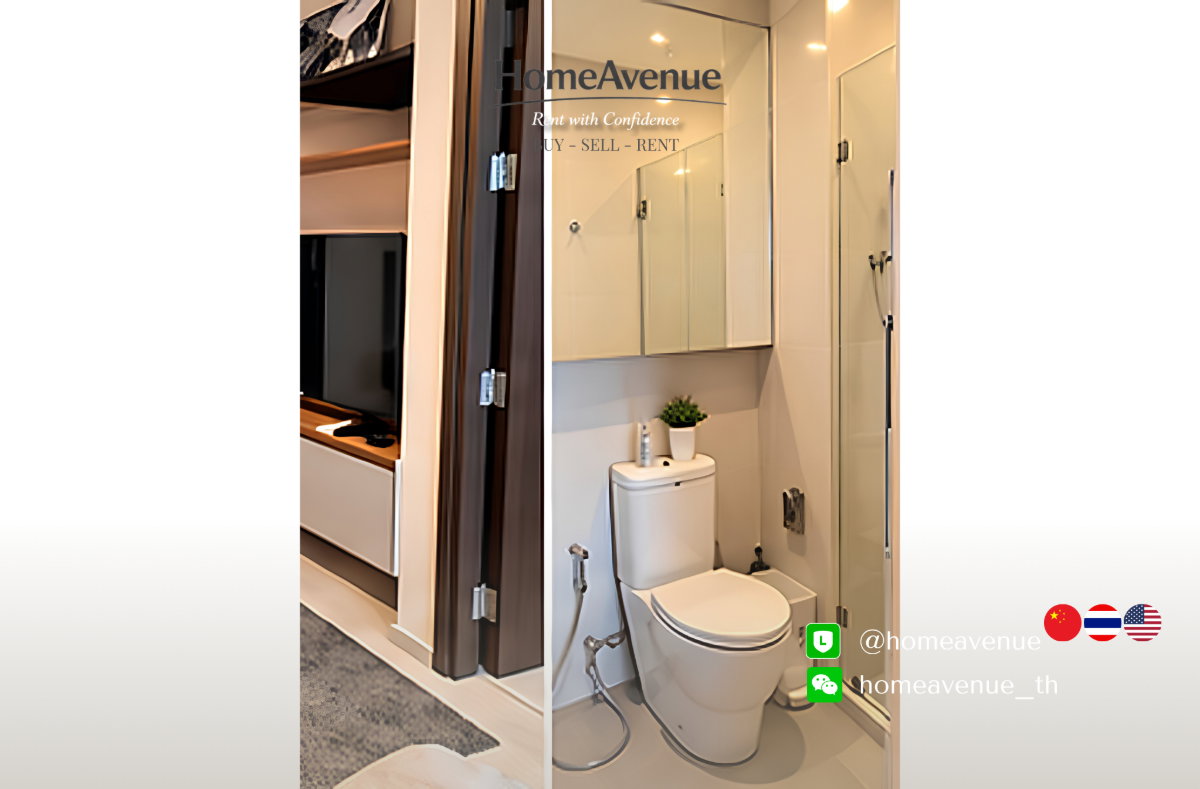 picture Highlight✨ 1Bed 🚇 Near MRT Phra Ram 9 🌏 TM30 Service 📲 Line: @homeavenue ⭐HA-1327 - 6/6