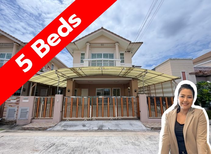 5-bed townhouse for sale, 250 sqm, 47.6 sq wah, Teerin Ratchaphruek Phetkasem 48