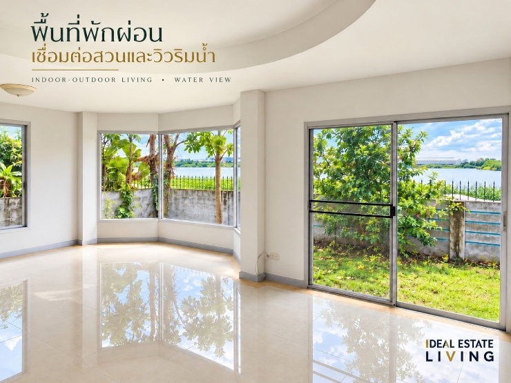 picture 4-Bedroom Detached House for Sale at Orchid Villa, Bangna Km.24 | Corner Plot | Water View | THB 3.2M - 3/19